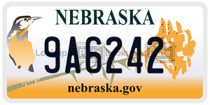 9A6242  license plate in NE