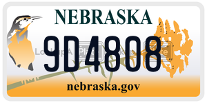 9D4808  license plate in NE