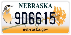 9D6615  license plate in NE