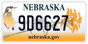 9D6627  license plate in NE