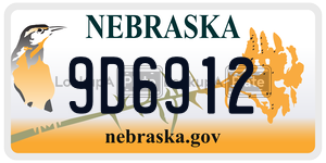 9D6912  license plate in NE