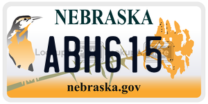 ABH615  license plate in NE