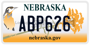 ABP626  license plate in NE