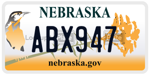 ABX947  license plate in NE
