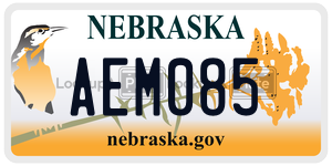 AEM085  license plate in NE