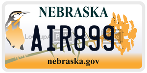 AIR899  license plate in NE
