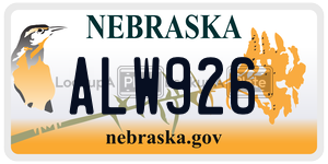 ALW926  license plate in NE