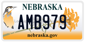 AMB979  license plate in NE
