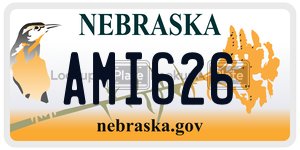 AMI626  license plate in NE