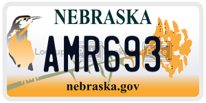 AMR693  license plate in NE