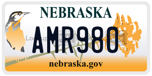 AMR980  license plate in NE