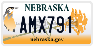 AMX791  license plate in NE