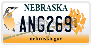 ANG269  license plate in NE