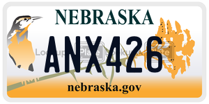 ANX426  license plate in NE
