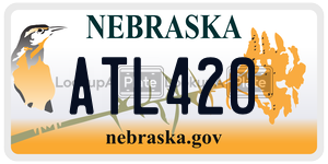 ATL420  license plate in NE
