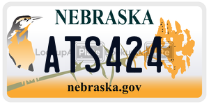 ATS424  license plate in NE