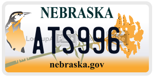ATS996  license plate in NE