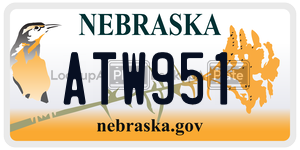 ATW951  license plate in NE