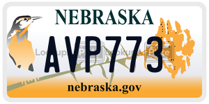 AVP773  license plate in NE