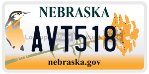 AVT518  license plate in NE