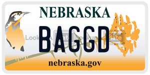 BAGGD  license plate in NE