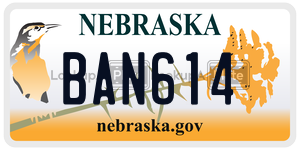 BAN614  license plate in NE