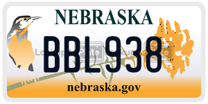 BBL938  license plate in NE