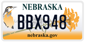 BBX948  license plate in NE