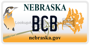 BCB  license plate in NE