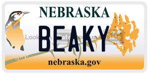 BEAKY  license plate in NE