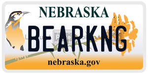 BEARKNG  license plate in NE