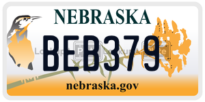 BEB379  license plate in NE
