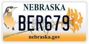 BER679  license plate in NE