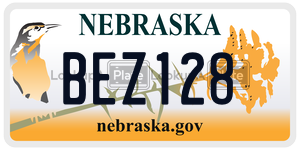 BEZ128  license plate in NE