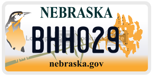 BHH029  license plate in NE
