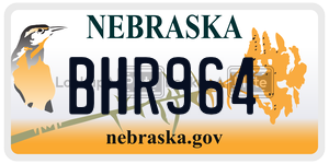 BHR964  license plate in NE
