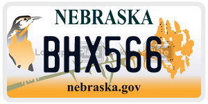 BHX566  license plate in NE