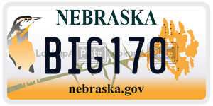 BIG170  license plate in NE