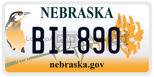BIL890  license plate in NE