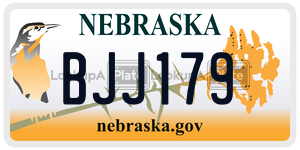 BJJ179  license plate in NE