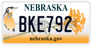 BKE792  license plate in NE