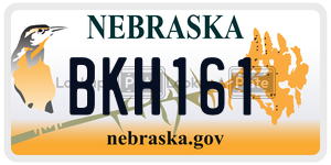 BKH161  license plate in NE