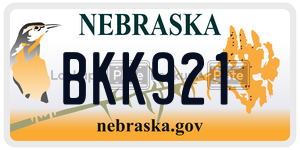 BKK921  license plate in NE