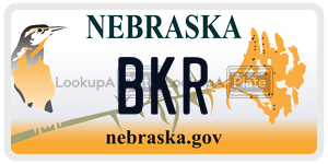 BKR  license plate in NE