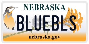 BLUEBLS  license plate in NE