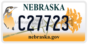 C27723  license plate in NE
