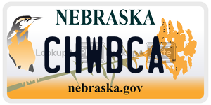CHWBCA  license plate in NE