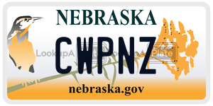 CWPNZ  license plate in NE