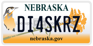 DI4SKRZ  license plate in NE