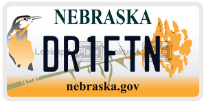 DR1FTN  license plate in NE